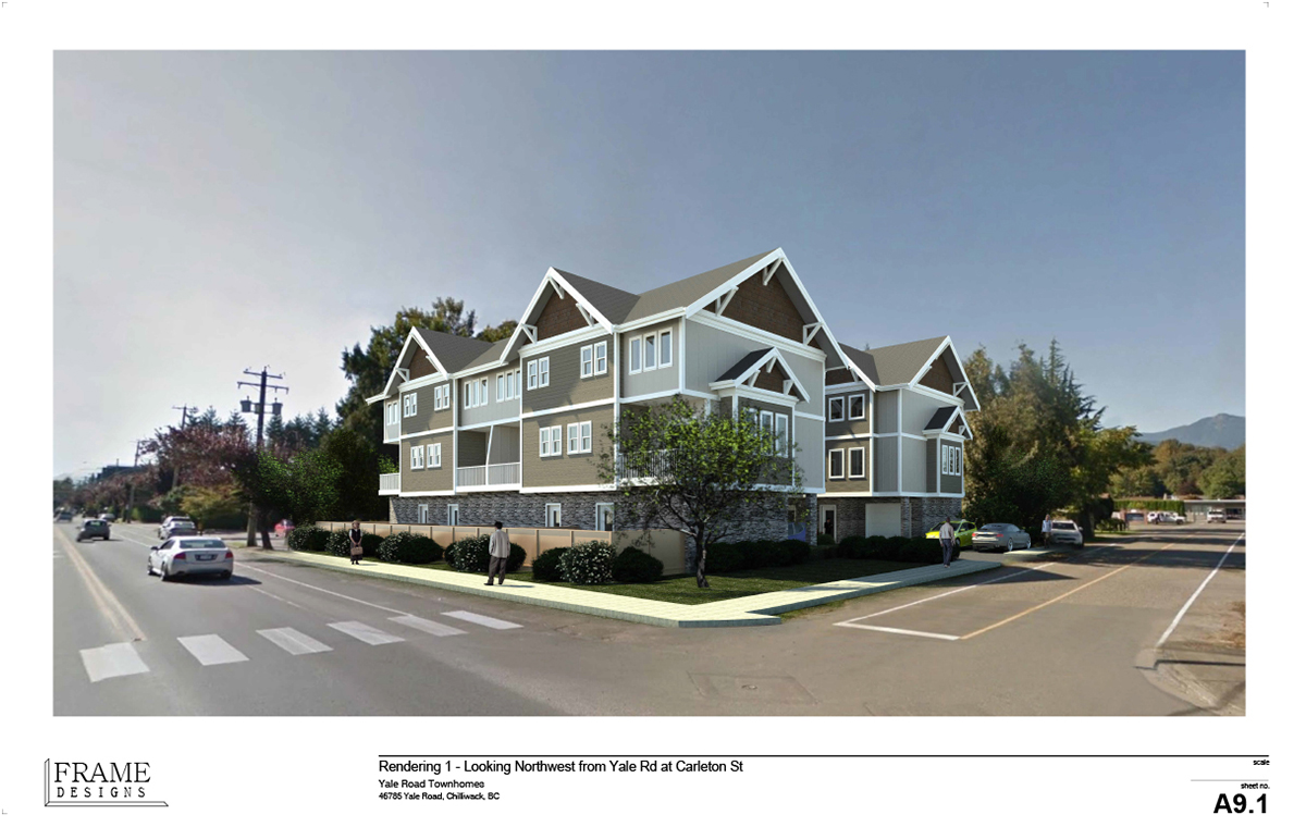 Yale Road Townhomes Renders Cover
